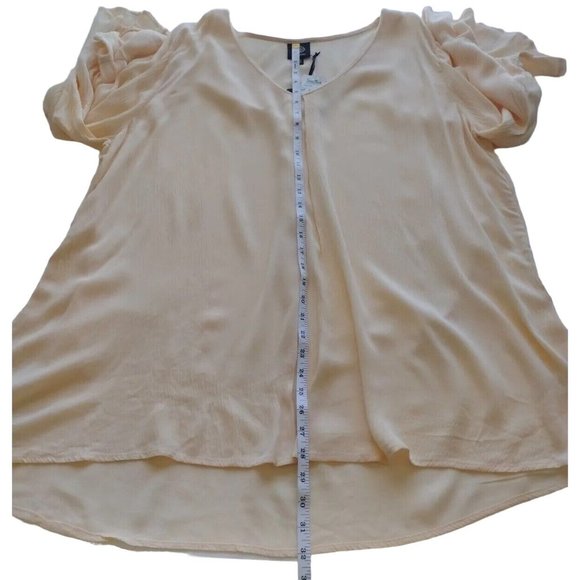Bobeau Top Womens 1x Flutter Cuff Bohemian - Picture 5 of 8